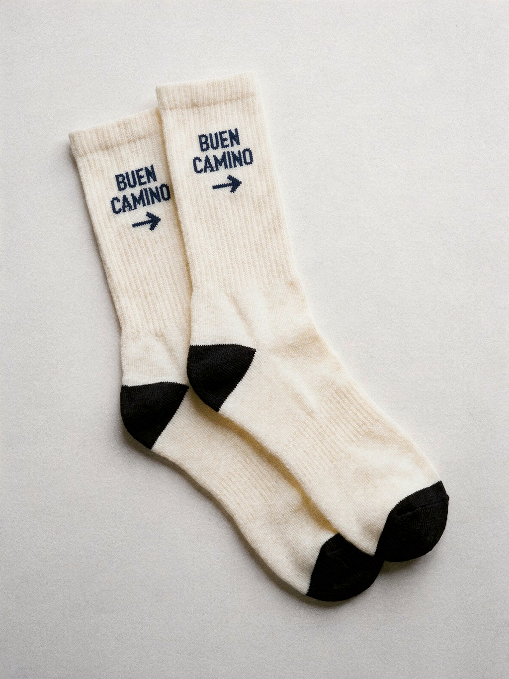 Calcetines Buen Camino crema